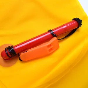 Grosir cincin pelampung tiup portabel dengan peluit paket keselamatan air untuk olahraga air luar ruangan dewasa