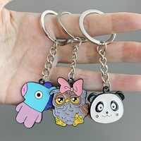 Vente directe d'usine porte-clés machine de jeu personnalisée émail dur doux porte-clés souvenirs avec carte d'emballage personnalisée