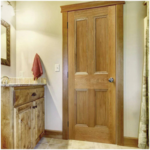 High Quality Custom <strong>Design</strong> Solid <strong>Wood</strong> Fire Rated Interior Door for Living <strong>Room</strong> CE Certified Modern Style - Product Image 5