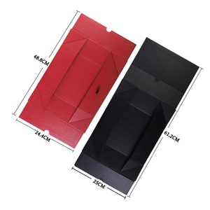 Factory Direct <b>Foldable</b> Dual-Magnetic Flip Gift <b>Box</b> Custom Lining/Color/Logo Cardboard Multi-Scene Wedding Valentine's Packaging - Product Image 4