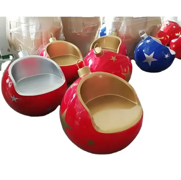 كرات للعيد الميلادية المبتكرة في الهواء الطلق على شكل كرة للعرض في المنزل أو مركز التسوق ديكورات البيئة والحدائق
