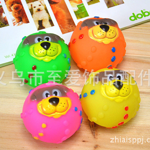 Bola <span class=keywords><strong>de</strong></span> León con sonido para mascotas, cara <span class=keywords><strong>de</strong></span> perro <span class=keywords><strong>de</strong></span> juguete, vinilo <span class=keywords><strong>de</strong></span> 7cm <span class=keywords><strong>de</strong></span> diámetro, protección ambiental <span class=keywords><strong>de</strong></span> calidad - Product Image 5