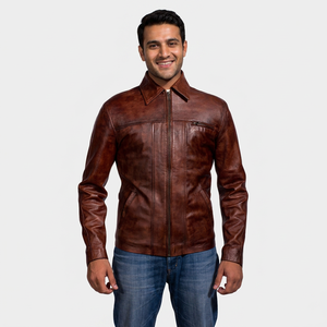 Trending <b>Men</b> <b>Leather</b> <b>Jacket</b> Custom Logo Biker Coats Wholesale Bulk Cheap Motorcycle <b>Jackets</b> OEM Supplier <b>jacket</b> for <b>men</b> - Product Image 1