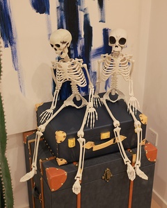 Esqueleto de Halloween de Plástico de 90 cm con Articulaciones Móviles, <span class=keywords><strong>Huesos</strong></span> Humanos, <span class=keywords><strong>Cuerpo</strong></span> Completo, para Decoración de Fiestas de Halloween - Product Image 2