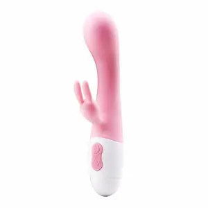 Customized women sex toys Battery Double head silicone rabbit vibrator