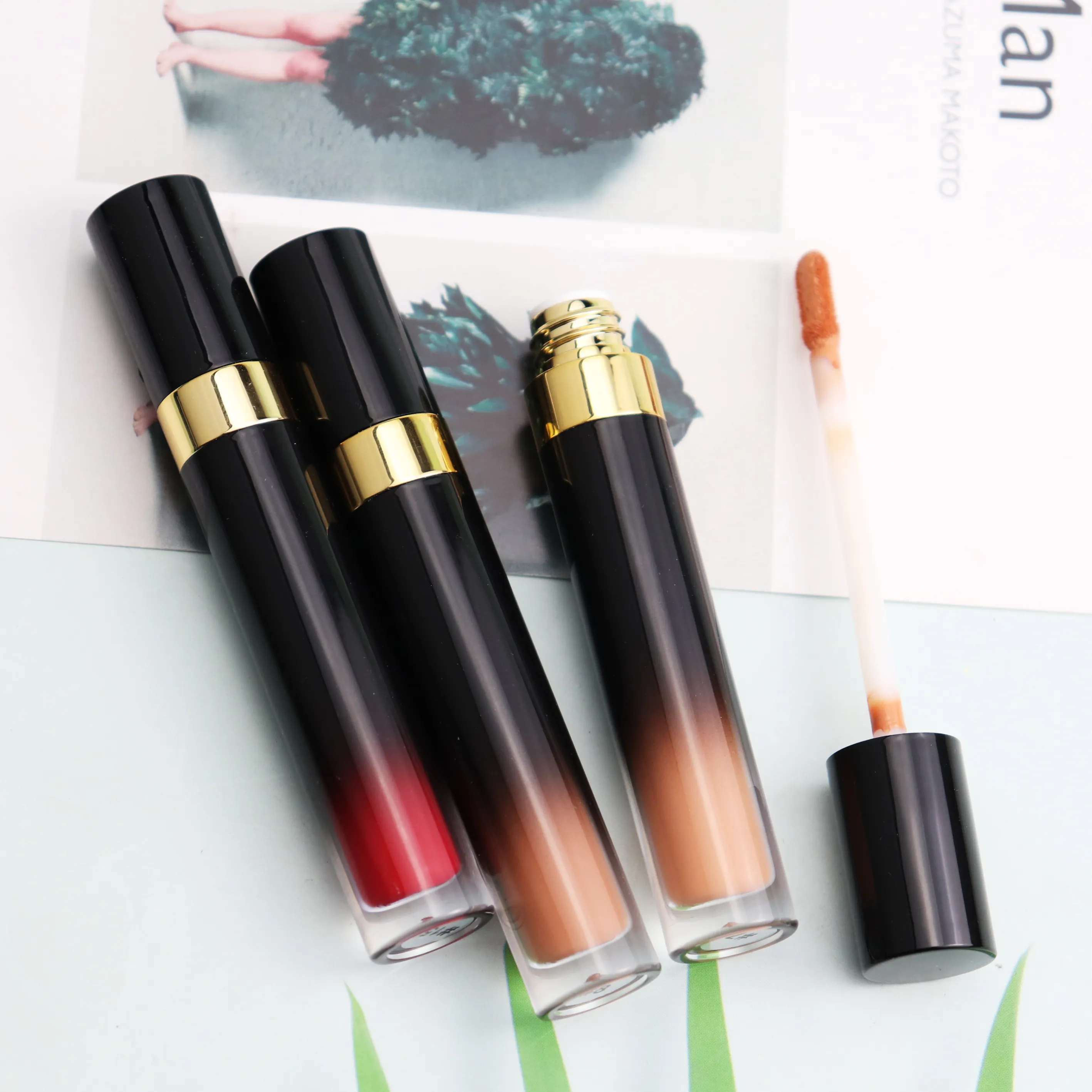 Benutzer definierte Private Label Lippenstift Verpackung Fancy Lipstick Hochwertiger matter Lippenstift