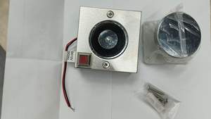 VIANS 60kg Fuerza de succión DC12V 24V Soporte de puerta Retenedor electromagnético empotrado Puertas contra incendios Tope de captura magnético electrónico - Product Image 4