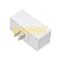 Stop Kontak Digital Indoor dengan Timer, Kabel Ekstensi, Material PVC, Daya 13A untuk Peralatan Rumah Tangga dan Elektronik