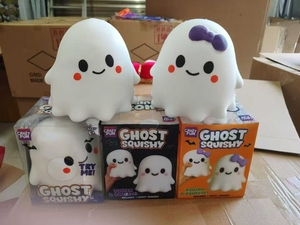<b>Large</b> Ghost Squishy Halloween Stress Relief Toy for Boys & Girls Ages 8+ Unisex Slow Rebound Squeeze <b>Gift</b> <b>Box</b> - Product Image 6
