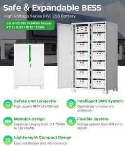 Sistema de Almacenamiento de Energía de Batería ESS de 215KW 300KWh Personalizado OEM ODM de GSL ENERGY, Sistema BESS Industrial y Comercial LIFEPo4 - Product Image 3