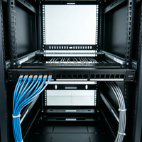 Panel Patch UTP 24 Port Kosong 19 Inch Rack Mount Tanpa Pelindung Tanpa Kabel Panel Patch Kosong Sesuai RoHS