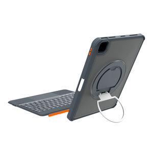 RUIDIAN 2026 TPU Molde Privado -2- para iPad Pro 11/12.9 pulgadas, Funda con Teclado Dividido Giratorio 360 Grados y Soporte 29.6x24.1 - Product Image 1