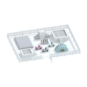 Entrega a Domicilio de Fábrica, Alquiler de Juegos Inflables <span class=keywords><strong>Baratos</strong></span> para Fiestas, Parque Infantil Interior Personalizado, Equipo de Juego Suave, Material de PVC, Marca ZZRS, Diversión - Product Image 3