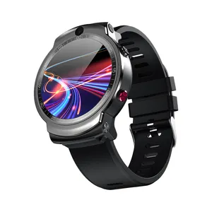 Lemfo-montre connectée DM28, 4G, Android 7.1, double caméra rotative, moniteur d'activité physique, avec application, téléchargement, GPS, wi-fi, appel, téléphone portable