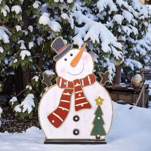 Décoration de Noël Bonhomme de Neige 2025 – Meilleure Vente Décoration de Noël en Bois - Product Image 4