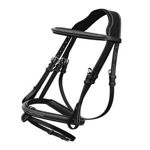 Brida de Cuero para Caballo MH-HB-41 de MH Global Exports, Premium, para Equitación Inglesa y Western, Entrenamiento, Duradera, Cómoda, Venta al Por Mayor - Product Image 1