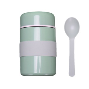 Japanese-style Braised Beaker 304/201 Stainless Steel <b>Insulated</b> Portable FH8 5.3 Model Student Mini Outdoor <b>Lunch</b> <b>Box</b> No Pattern - Product Image 5