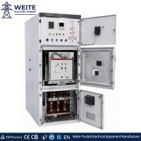 Tableau de distribution d'énergie haute tension KYN28 12kV en acier galvanisé 50Hz avec disjoncteur sous vide encastré métallique pour intérieur