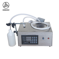 Machine de remplissage automatique, ligne de Production, vin, boisson, liqueur, lait de soja, liquide, 4lpm
