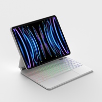 RD01 CE/FCC certifié étui clavier en cuir magique iPad 10.9/11 pouces PU matériel tablette accessoire protection iPad Air 10.9