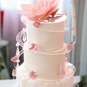 อะคริลิคตกแต่งหน้าเค้กแบบใหม่ ลายเกลียว สำหรับเค้กหลายชั้น เค้กดอกไม้ - Product Image 3