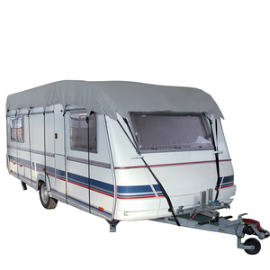 Cubiertas utilitarias para RV, cubierta impermeable para remolque de viaje, Anti uv, Cubierta superior duradera para techo de caravana con correas - Product Image 1