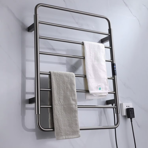 304 acier inoxydable chauffe-serviettes électrique support <span class=keywords><strong>eau</strong></span> chauffée radiateurs hydroniques pour hôtel salle de bain Nickel chauffe-serviettes - Product Image 3