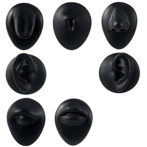 Modèle d'oreille en Silicone, modèle de perforation, utilisation pour la pratique du tatouage, perçage du corps, outil d'affichage de bijoux - Product Image 2