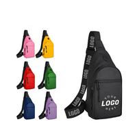 Sac de poitrine tactique minimaliste avec logo personnalisé, sac bandoulière de marque pour hommes et femmes, sac EDC urbain, sac à dos de jour