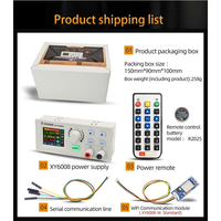 Modul Catu Daya DC Step-down XY6008 60V 8A 480W Baru, Tegangan/Arus Konstan, Kontrol Aplikasi, Layar LCD