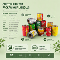 Película de laminación brillante OPP PE PET CPP BOPP para sellado de bolsas de alimentos, rollo de película plástica para sobres de frutos secos