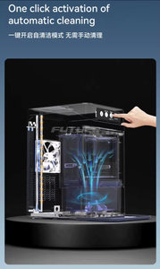 <span class=keywords><strong>ตู้</strong></span><span class=keywords><strong>แช่</strong></span>แข็งแสดงสินค้าแบบไฟฟ้าเชิงพาณิชย์ ผลิตน้ำแข็งก้อนได้ 17 กก. ต่อวัน ความจุเก็บน้ำแข็งก้อน 33 ปอนด์ เครื่องทำน้ำแข็งก้อน - Product Image 4