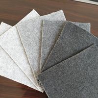 Vente directe d'usine, rouleau de tissu non tissé perforé, revêtement de toit de voiture, tissu en feutre de laine lustré, protection de surface des haut-parleurs