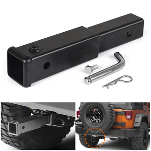 Barre d'extension de récepteur de remorque CNSPEED, capacité de charge de 3000 kg, acier noir, ajustement universel - Product Image 2