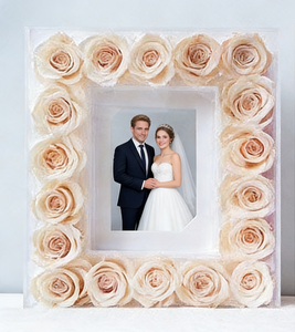 Cadre photo carré en acrylique avec rose <span class=keywords><strong>éternel</strong></span>le pour la remise des diplômes |   Fleur <span class=keywords><strong>éternel</strong></span>le, souvenir commémoratif, décoration <span class=keywords><strong>de</strong></span> la maison, cadeau <span class=keywords><strong>de</strong></span> mariage - Product Image 6