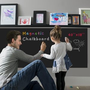 Carta Adesiva Magnetica Effetto <span class=keywords><strong>Lavagna</strong></span> <span class=keywords><strong>con</strong></span> <span class=keywords><strong>Gessetti</strong></span> per Aula Scolastica - Logo Personalizzato e Dimensioni Personalizzabili - Product Image 4