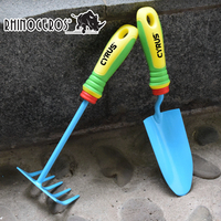 Petit ensemble de jardin pour enfants, accessoires de jardinage de haute qualité manche en bois, truelle à main, râteau, outil pour plantes en pot, fabrication en chine