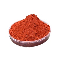 Poudre de pigment d'oxyde de fer à haute capacité de camouflage, pigment orange d'oxyde de fer 960 pour peinture et revêtement, poudre d'oxyde de fer