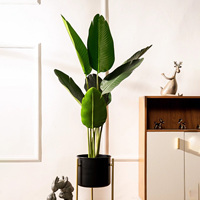 Pot Pohon Buatan Realistis Berkualitas Tinggi, Tanaman Palem Simulasi Evergreen Indoor Outdoor, Penjualan Pabrik Terlaris untuk Taman