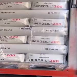 Sílice pirógena importada alemana de Evonik <span class=keywords><strong>AEROSIL</strong></span> 380 Sílice pirógena Negro carbón blanco para adhesivo de goma de silicona - Product Image 2