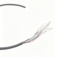 Câble de raccordement CAT6 en cuivre pur RJ-45 UTP FTP S-FTP 23AWG Conducteur en cuivre nu Gaine LSZH/PE/PVC 550 MHz Haute vitesse Gigabit