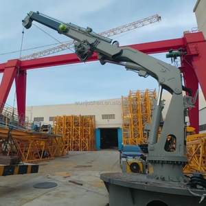 Grue de levage offshore certifiée DNV ABS <span class=keywords><strong>BV</strong></span> CCS, grue de pont hydraulique marine anti-corrosion pour navires et plateformes pétrolières - Product Image 1