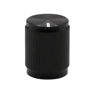 Perilla de potenciómetro lineal de aluminio CNC moleteada de 12.5x15.5mm para mecanizado, para control de volumen de audio en amplificadores DAC OEM - Product Image 2