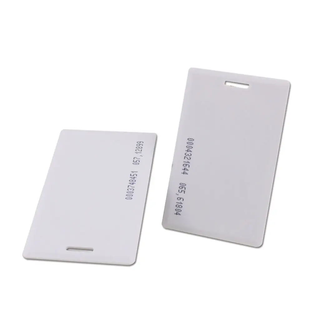 TK4100 125Khz 두께 카드 RFID ABS 클램프 쉘 카드 번호 인쇄