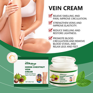 Crème pour les veines à la marron d'Inde South Moon, soulage les varices, améliore la circulation sanguine, hydrate la peau des <span class=keywords><strong>jambes</strong></span>, 30g - Product Image 2