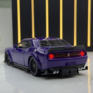 Autos de Colección a Escala 1:32 con Diseño SRT, Sonido y Luz, Retrofricción, Puertas que se Abren, Superauto Decorativo, Adorno, Modelo de Juguete - Product Image 6