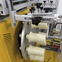 Imprimante d'écran rotative de tasse de thé de lait de haute qualité avec la machine d'impression d'écran de plateau tournant de tasse en plastique de tasse de papier de huit stations