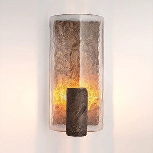 Lampe murale en verre soufflé à la main, rectangulaire, lumière LED 220V, lustre à tête unique pour salon, décoration intérieure - Product Image 5