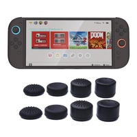 Capuchons de joystick en silicone pour console de jeu, protection haute/basse, moule personnalisé, emballage en boîte couleur