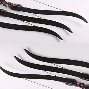 Hi Top-Arco recurvo de 30-60 libras para adulto, color negro y morado, flecha para caza y al aire libre - Product Image 3